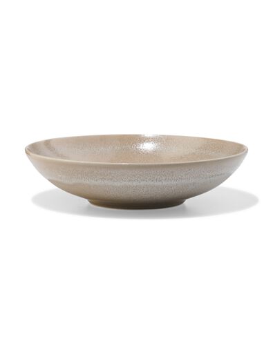 Suppenteller &Oslash; 21,2 cm, Monaco, Steingut, hellbraun - 9650192 - HEMA