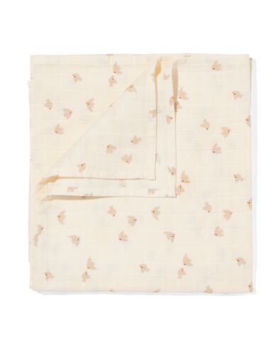 hydrofieldoek XL 110x110cm vogels - 33317840 - HEMA