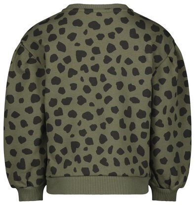 Kinder-Sweatshirt, Ballonärmel graugrün graugrün - 1000022764 - HEMA