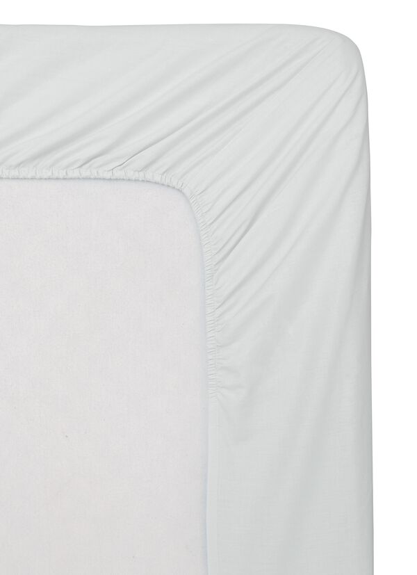 Spannbettlaken, Baumwolle-Lyocell, 90 x 200 cm, weiß weiß 90 x 200 - 5130014 - HEMA
