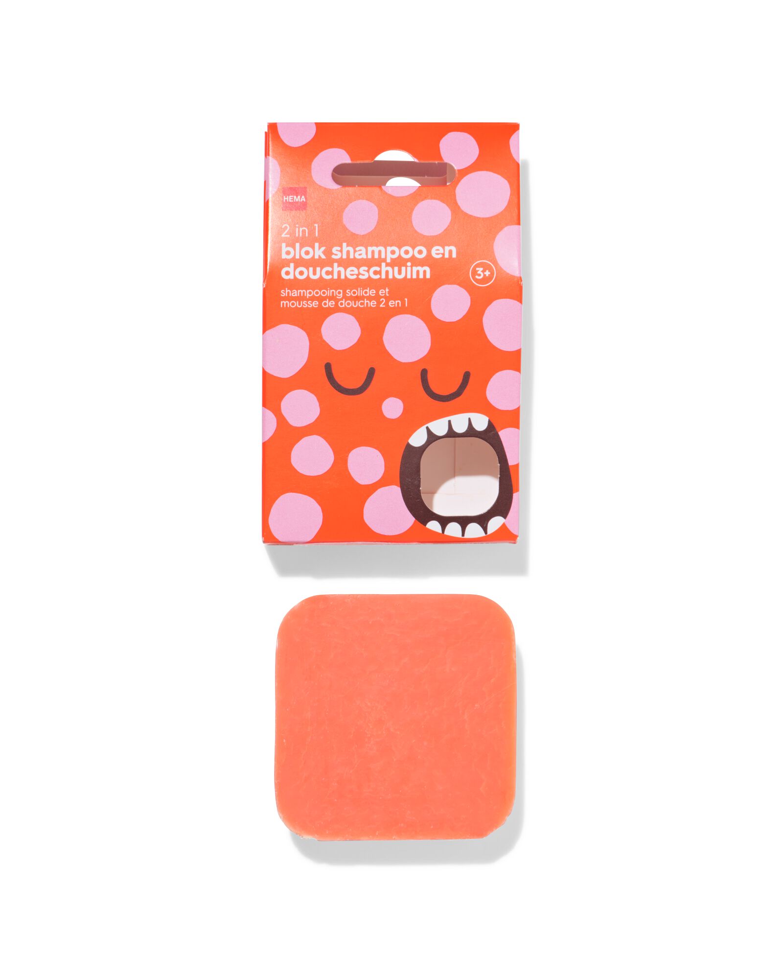 bloc 2-en-1 shampoing et mousse de douche pour enfant 65g - 11730021 - HEMA