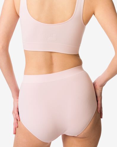 dames tailleslip naadloos micro lichtroze lichtroze - 19602944LIGHTPINK - HEMA