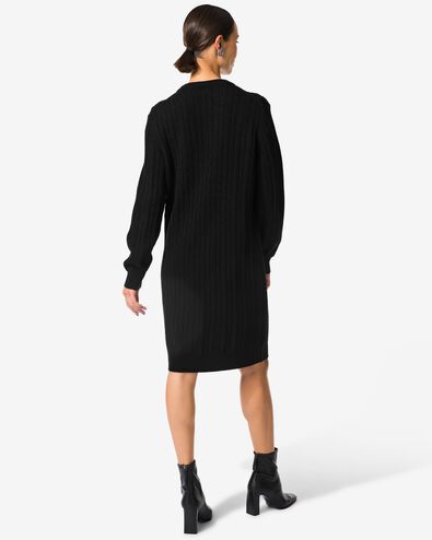 dames kabeljurk Fiep zwart - 36205230BLACK - HEMA
