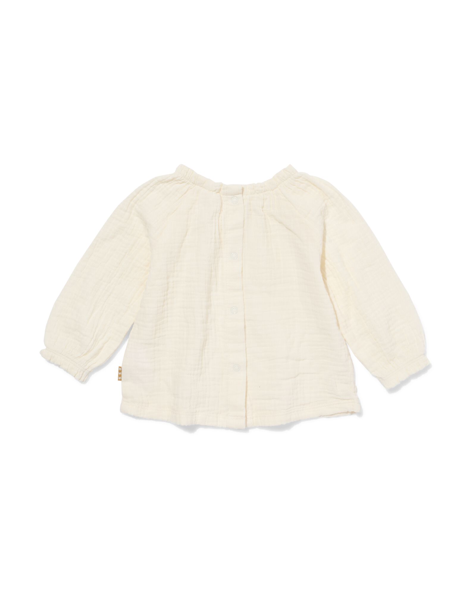 t-shirt nouveau-n&eacute; en mousseline blanc cass&eacute; - 33419820OFFWHITE - HEMA