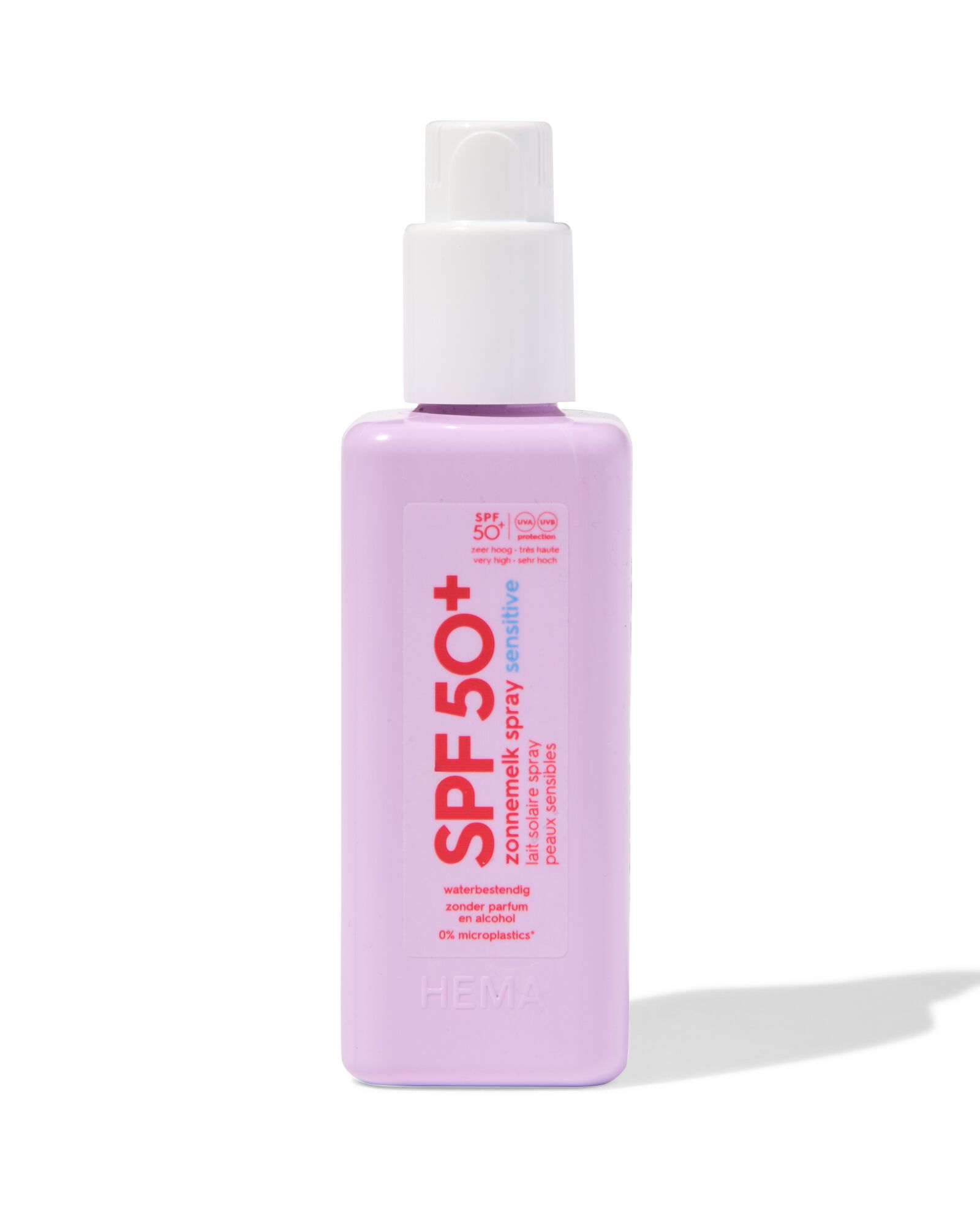 zonnebrandspray gevoelige huid SPF50+ 200ml - 11630017 - HEMA