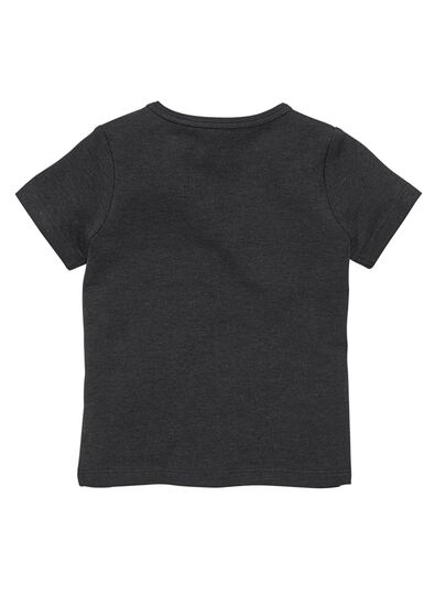 baby t-shirt bamboe zwart zwart - 1000012983 - HEMA