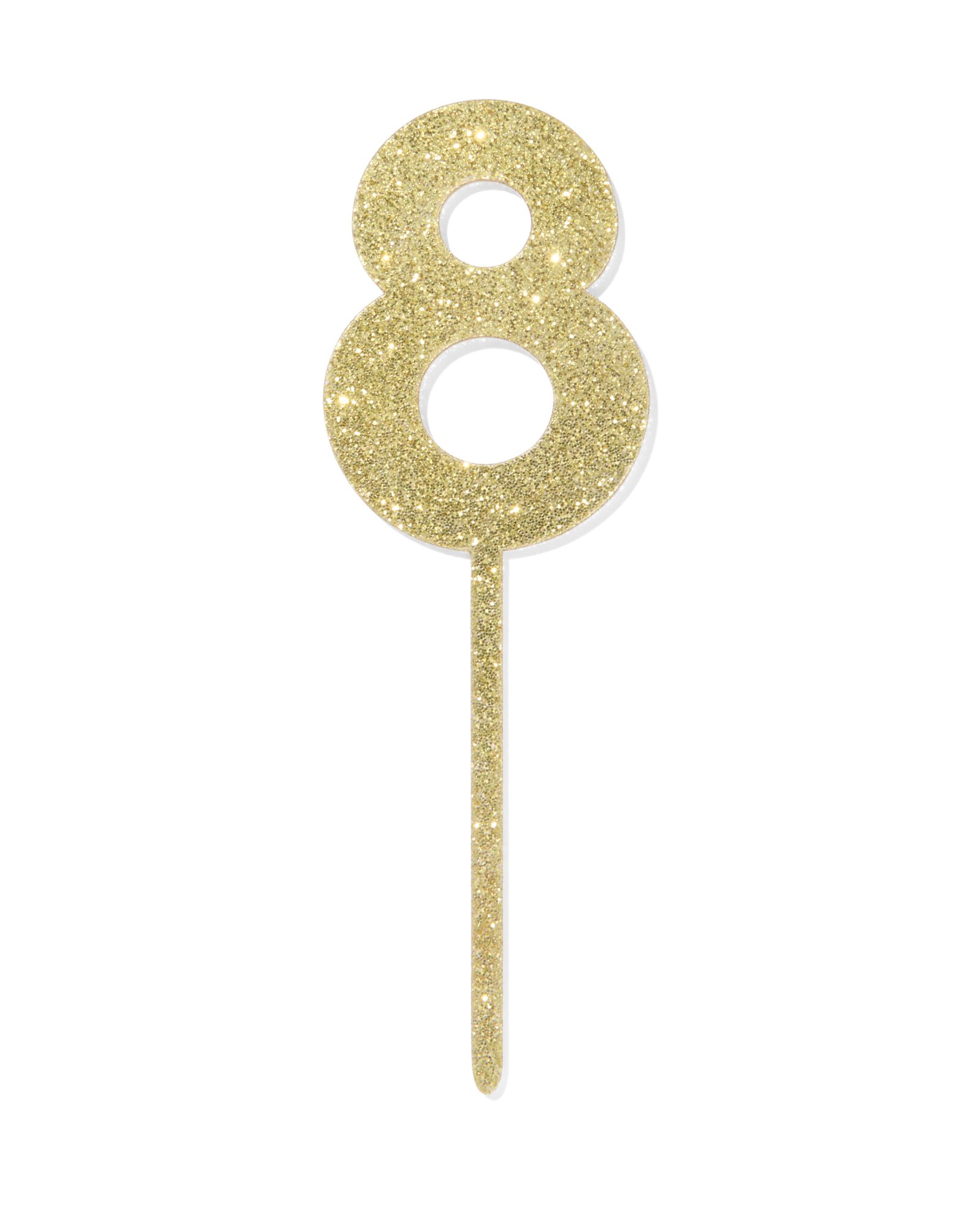 D&eacute;coration de g&acirc;teau r&eacute;utilisable chiffre 8 - 14240187 - HEMA