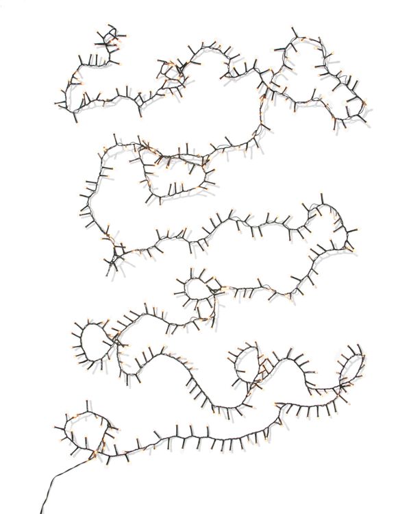 Lichterkette 12,66&nbsp;m mit 384 Mikro-LED-L&auml;mpchen f&uuml;r den Innen- und Au&szlig;enbereich - 25550043 - HEMA