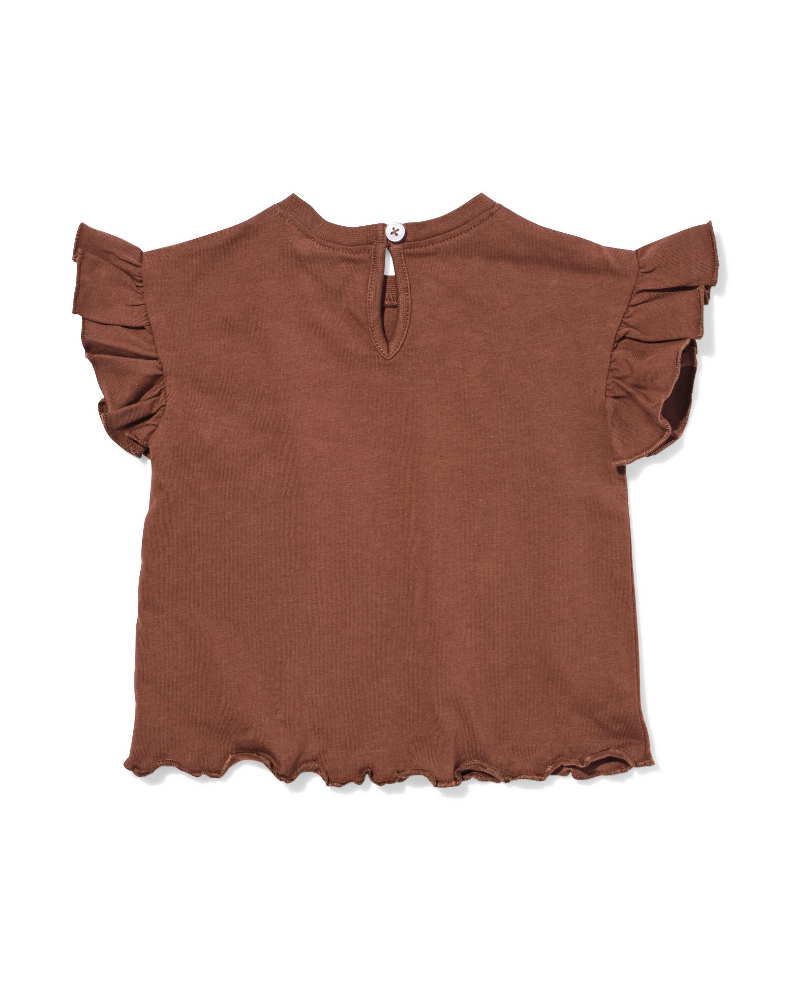 t-shirt b&eacute;b&eacute; jersey fleurs marron marron - 33089770BROWN - HEMA