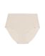 slip taille haute femme micro côtelé blanc cassé XL - 19640659 - HEMA