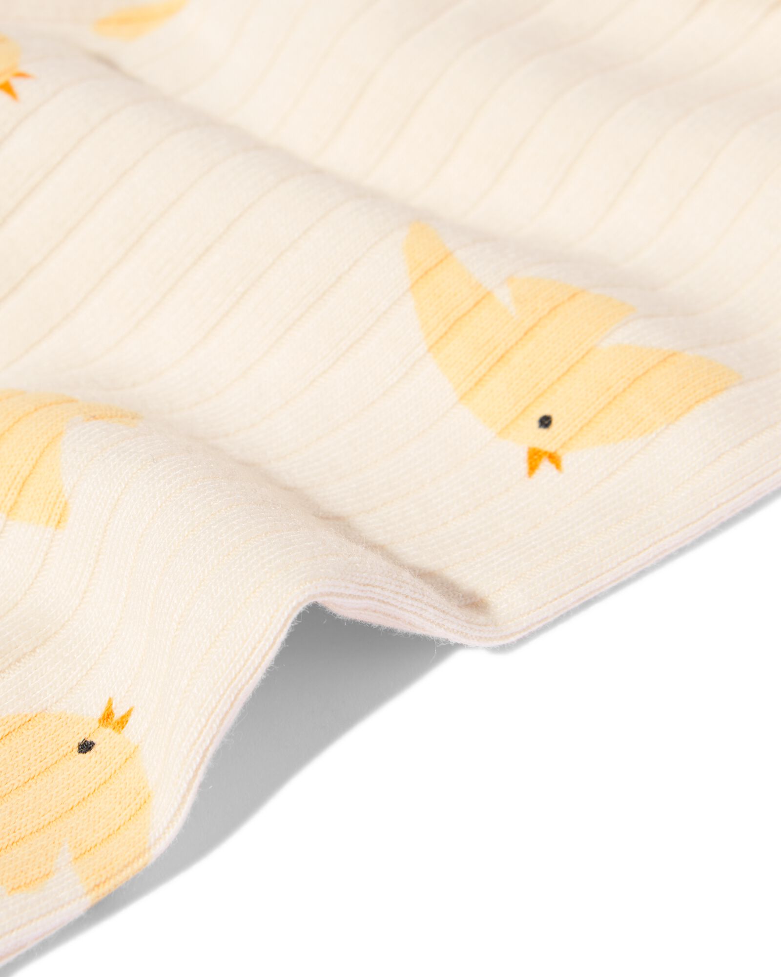 Newborn-Leggings zum Mitwachsen, Bambus, gerippt, V&ouml;gel ecru ecru - 33413120ECRU - HEMA