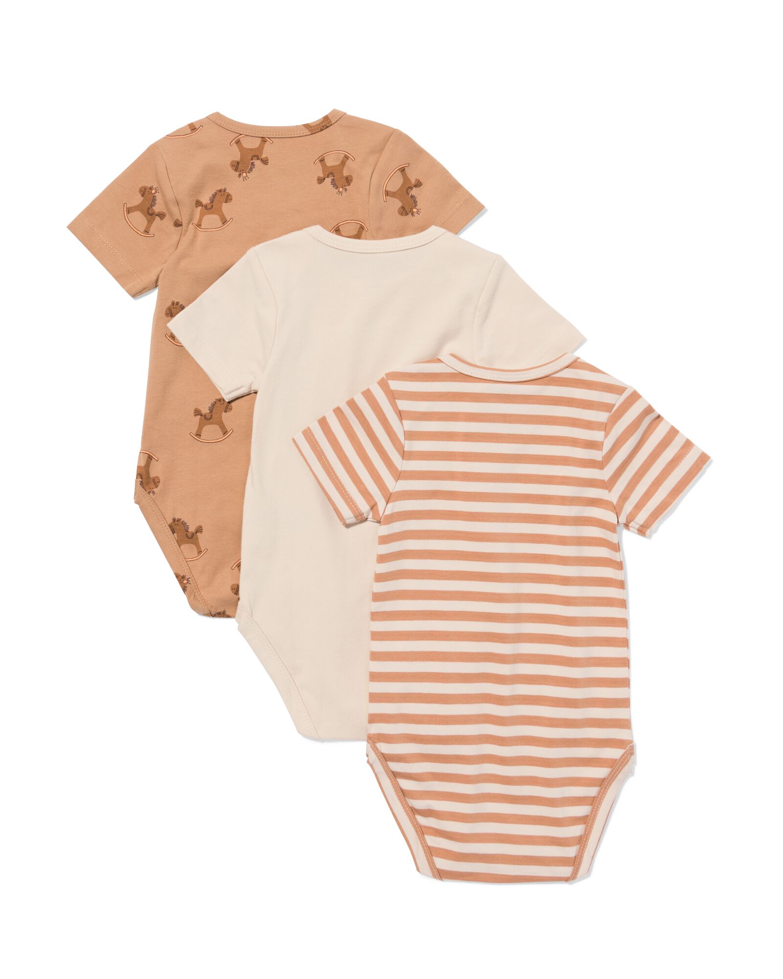 body's hobbelpaard - 3 stuks bruin - 33300250BROWN - HEMA