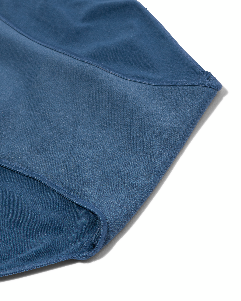 slip femme sans coutures en micro bleu moyen M - 19653762 - HEMA