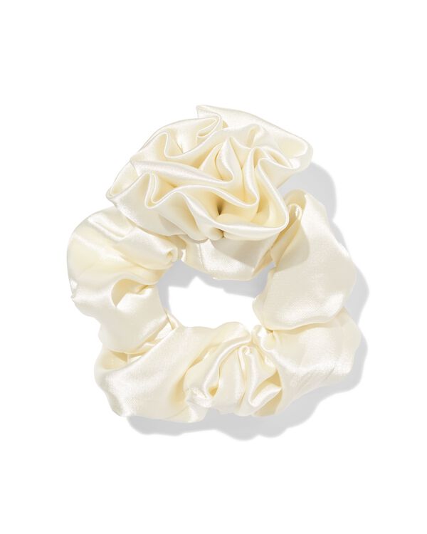satijnen scrunchie roos - 11800232 - HEMA