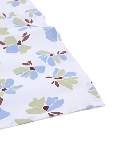 nappe 140x240cm coton fleurs vert-bleu - 5300036 - HEMA