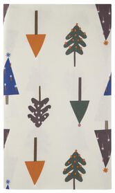 Tischdecke, Papier, 138 x  220 cm, Weihnachtsbäume - 25670038 - HEMA