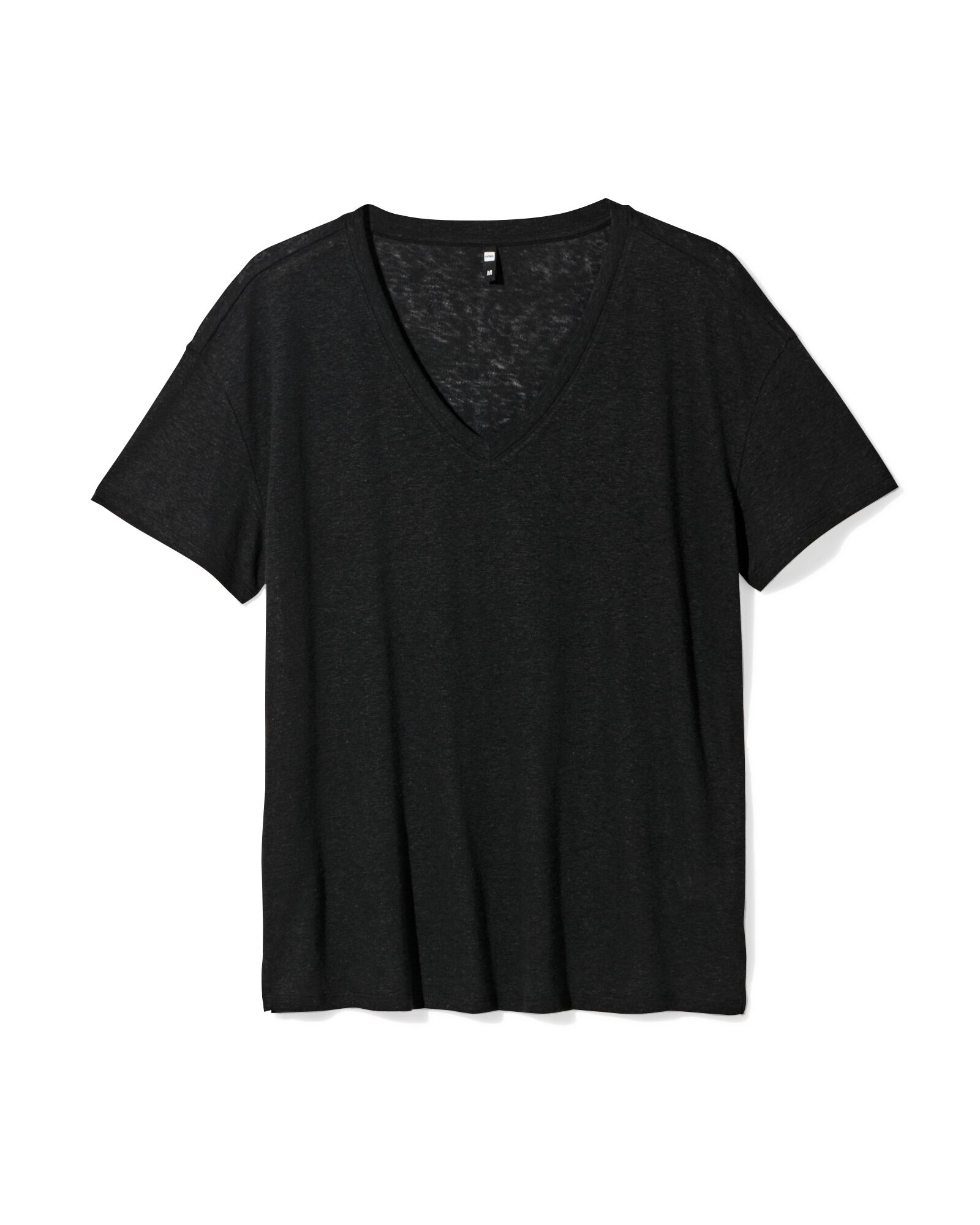 dames T-shirt Evie zwart zwart - 36263550BLACK - HEMA