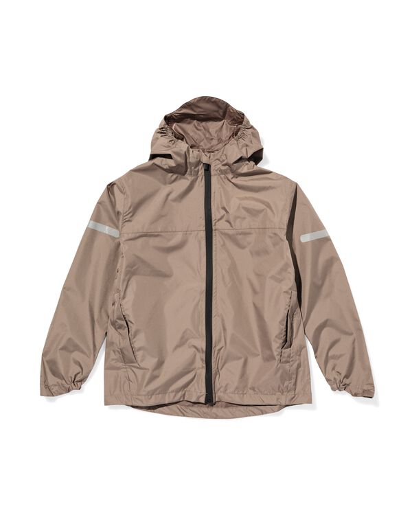 regenjas voor kinderen taupe taupe - 18440280TAUPE - HEMA