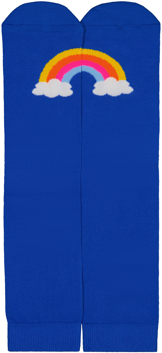 sokken met katoen lucky day blauw blauw - 1000029362 - HEMA