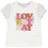 Baby-T-Shirt, Rüschen, Lovely day eierschalenfarben - 1000023369 - HEMA