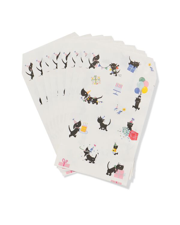Takkie und Siepie Partyt&uuml;ten, Papier &ndash; 8 St&uuml;ck - 14250432 - HEMA