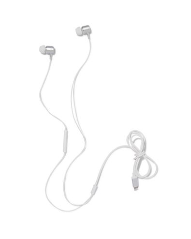 écouteurs 8 broches pour produits Apple blanc - 39620031 - HEMA
