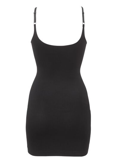 corrigerende jurk zwart L - 21540048 - HEMA