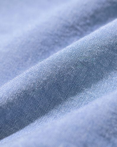 heren pyjamabroek Pepijn regular fit poplin middenblauw middenblauw - 23686130MIDBLUE - HEMA