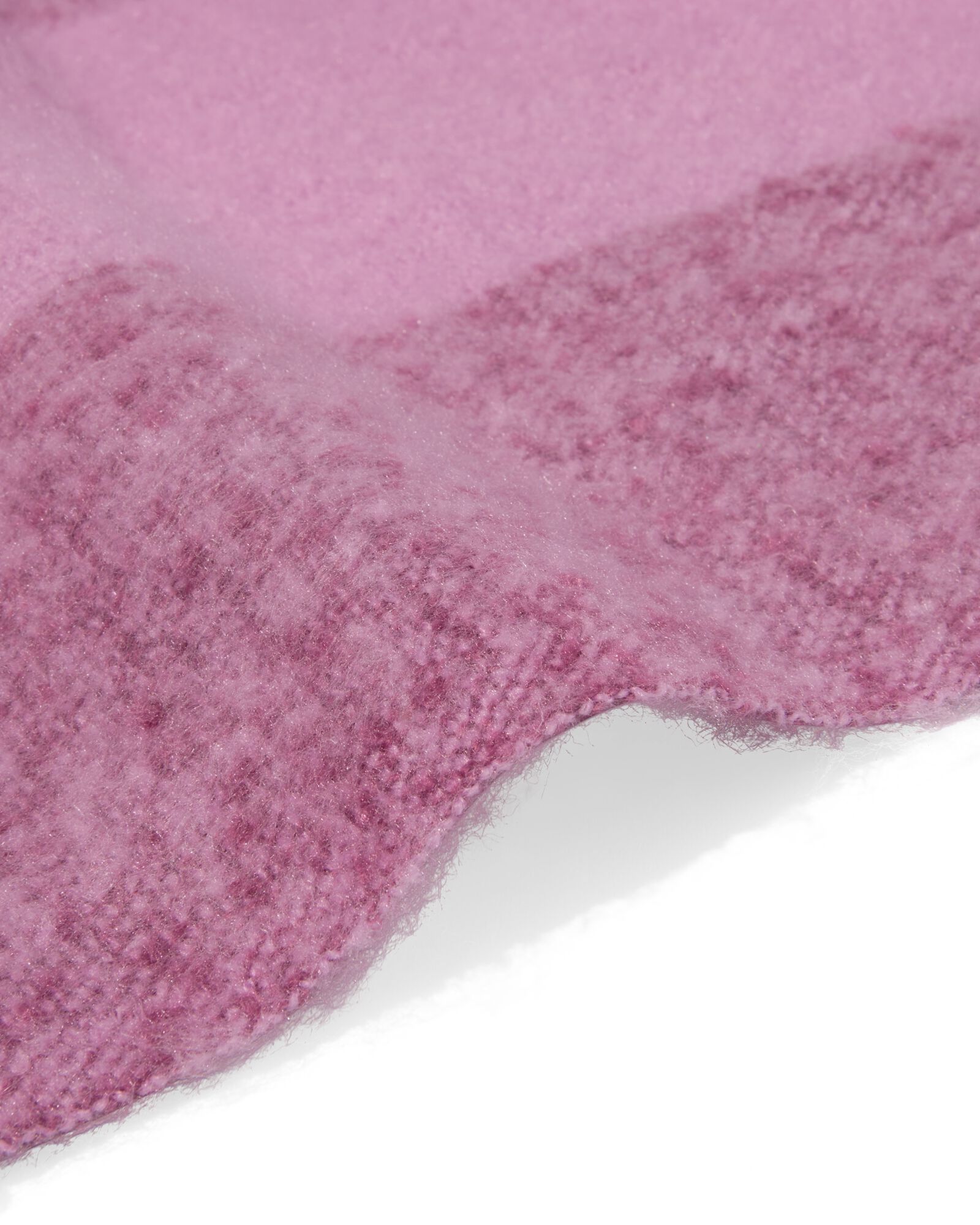 plaid 130x150cm aspect laine rayures violet - 7325176 - HEMA