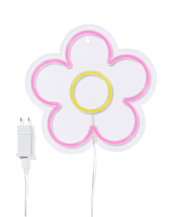 Neon-LED-Blume, 30 x 30.8 cm - 61170079 - HEMA