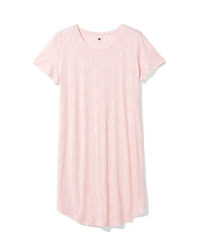 chemise de nuit femme Miffy jersey rose p&acirc;le rose p&acirc;le - 23401445LIGHTPINK - HEMA