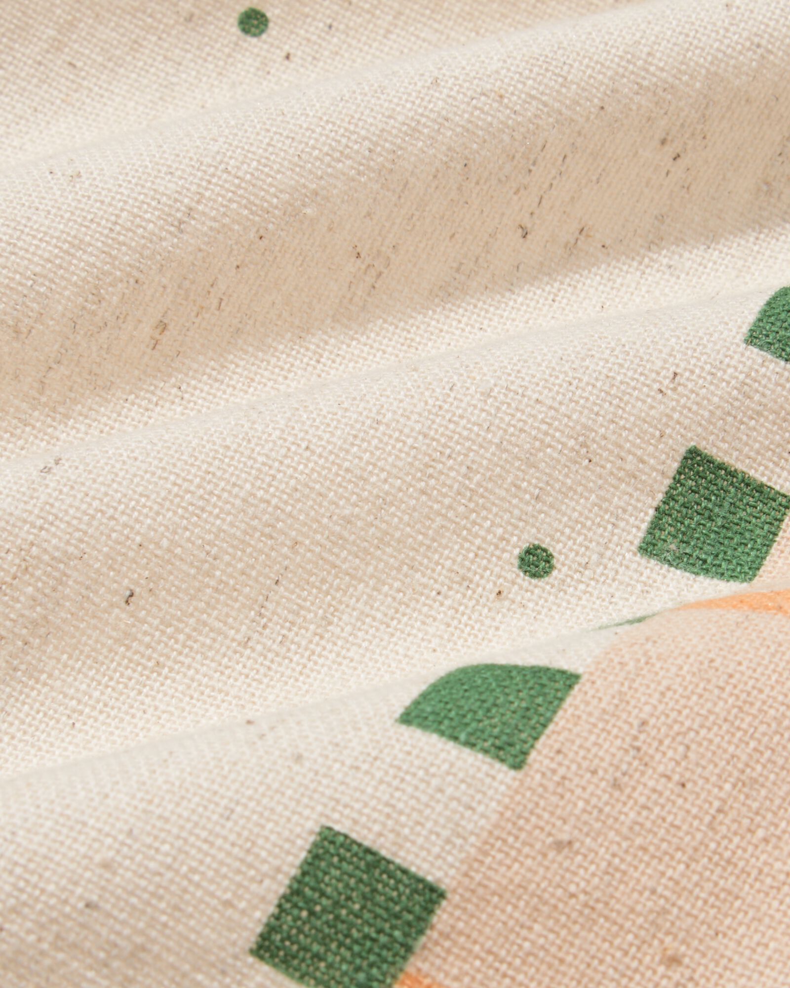 Tischdecke Baumwolle Orange - 41822224 - HEMA