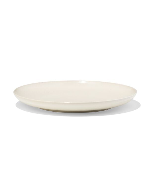 assiette &agrave; d&eacute;jeuner &Oslash;21cm PUUR gla&ccedil;ure r&eacute;active blanc cass&eacute;  - 9650132 - HEMA