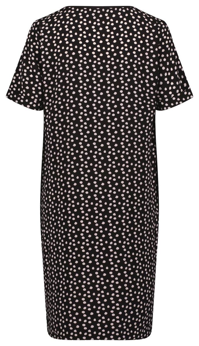 Damen-Kleid, Punkte schwarz schwarz - 1000024859 - HEMA