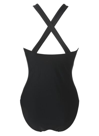 figurformender Damen-Badeanzug, gepolstert schwarz - 1000011810 - HEMA