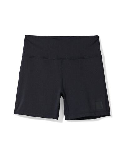 damesbikershort kort  zwart zwart - 36000577BLACK - HEMA
