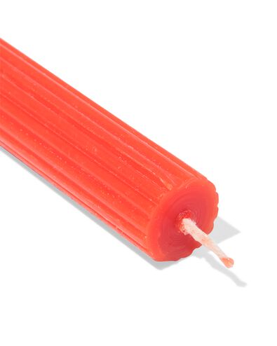 Bougie d'int&eacute;rieur &Oslash;2.2x24 cm relief orange - 13504021 - HEMA
