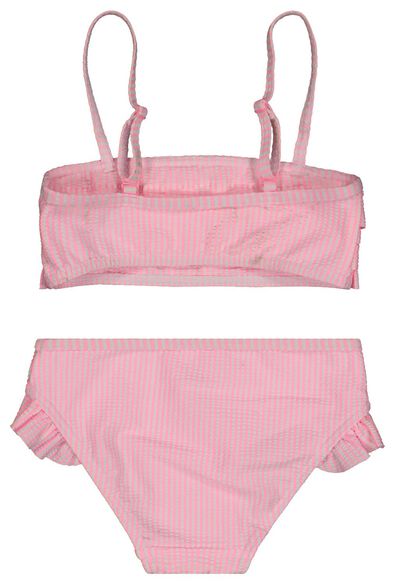 bikini enfant volants rose vif - 1000023113 - HEMA