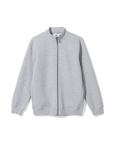 heren sweatvest Nielson lichtgrijs lichtgrijs - 2101460LIGHTGREY - HEMA