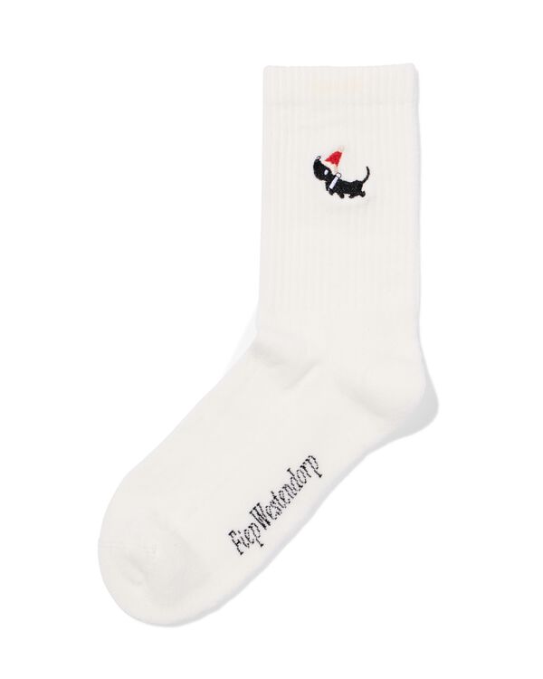 chaussettes Takkie pour adultes blanc cassé blanc cassé - 4120185OFFWHITE - HEMA