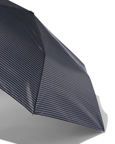 parapluie pliant gris &agrave; rayures - 16890021 - HEMA