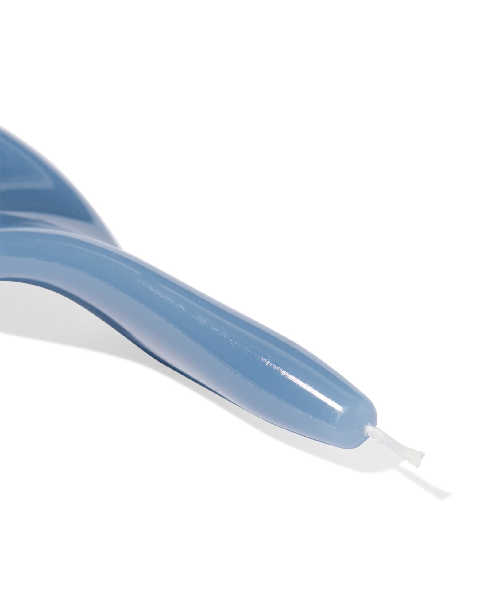 bougie d'int&eacute;rieur XL ⌀4,3x27cm torsad&eacute;e bleue - 13506119 - HEMA