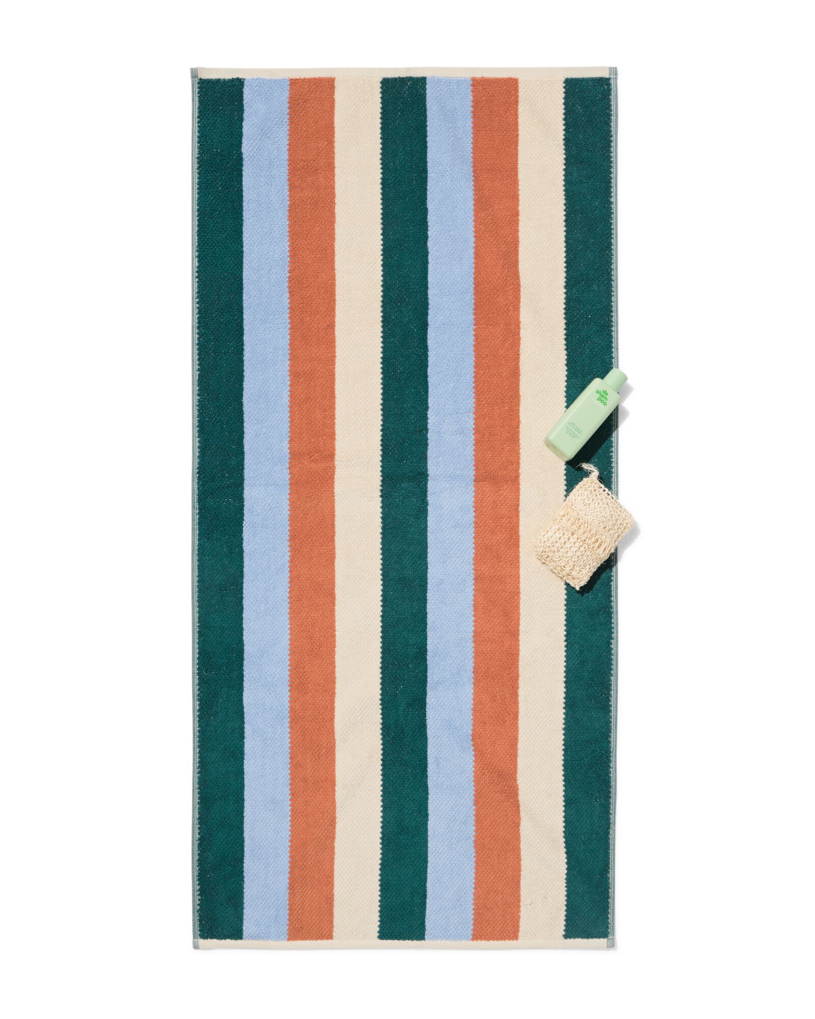 serviette de bain 2&egrave;me vie coton recycl&eacute; multi - 2000000383 - HEMA