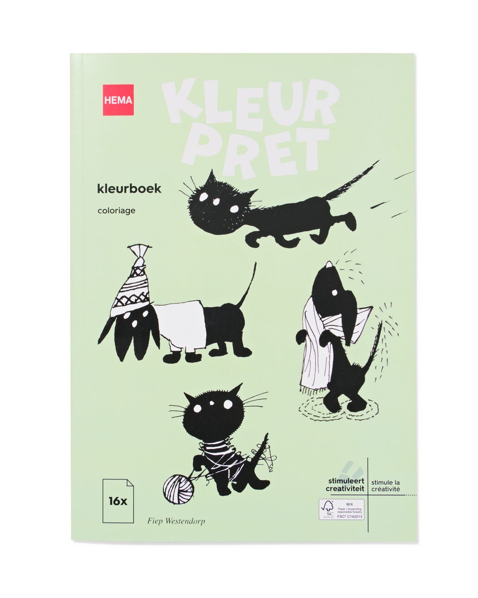 livre de coloriage Takkie et Siepie - 15900478 - HEMA