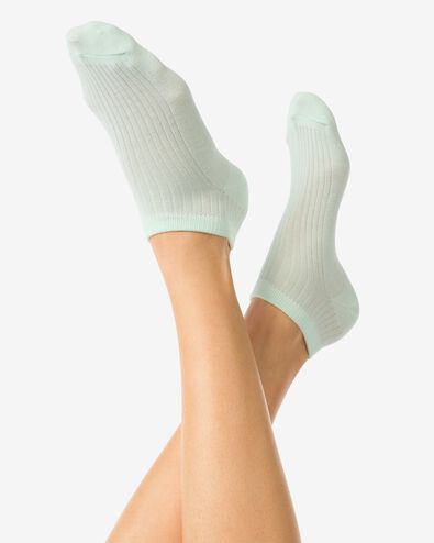 dames enkelsokken libelle - 5 paar wit - 4290435WHITE - HEMA