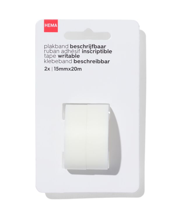 2er-Pack beschreibbares Klebeband - 14820035 - HEMA