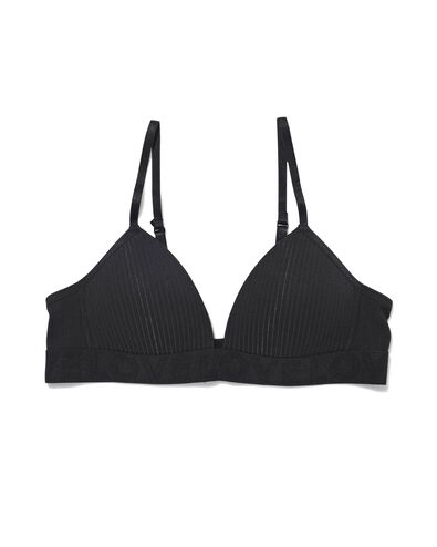 soutien-gorge pr&eacute;form&eacute; sans armatures noir noir - 21970715BLACK - HEMA