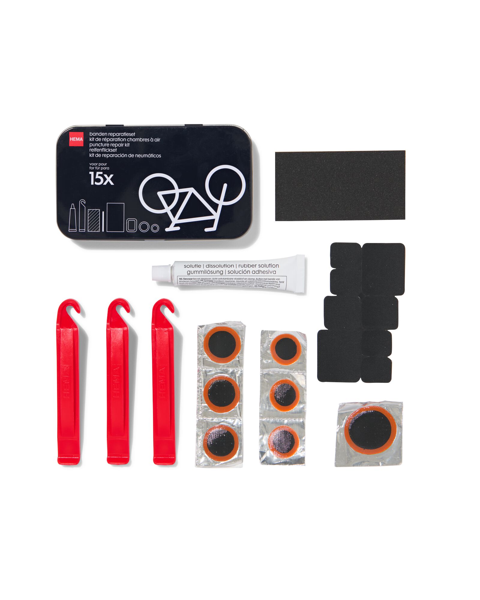 kit de r&eacute;paration pneus - 41198013 - HEMA
