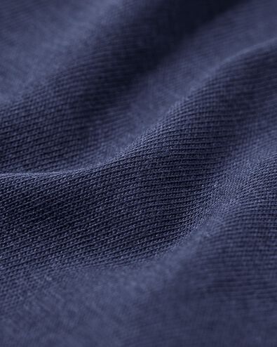 t-shirt homme coupe classique bleu fonc&eacute; bleu fonc&eacute; - 2190330DARKBLUE - HEMA