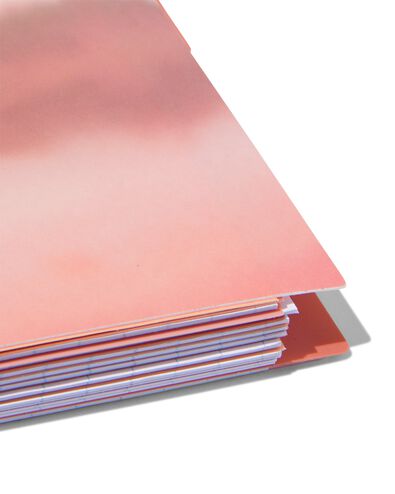 cahier &agrave; spirale 10-en-1 A4 &agrave; grands carreaux (Sey&egrave;s) d&eacute;grad&eacute; de couleurs - 14190054 - HEMA